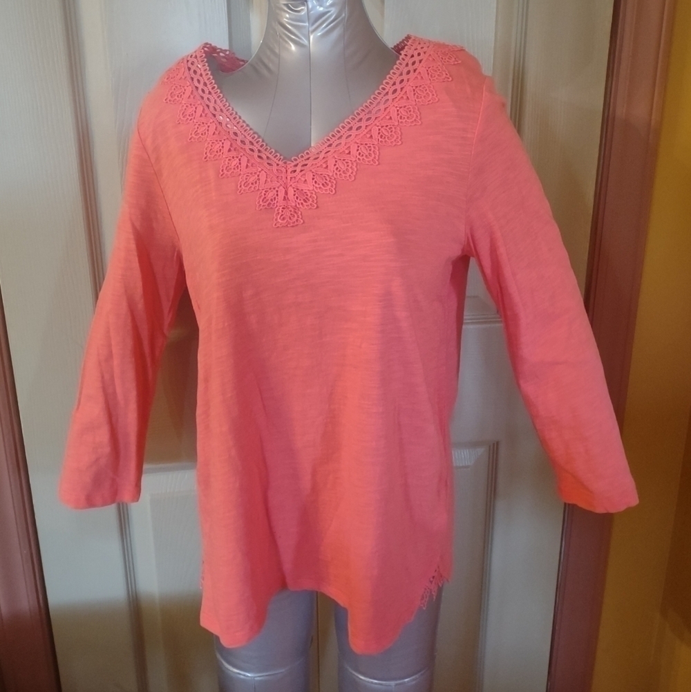 Rafaella Woman's Size Large Long sleeve shirt top